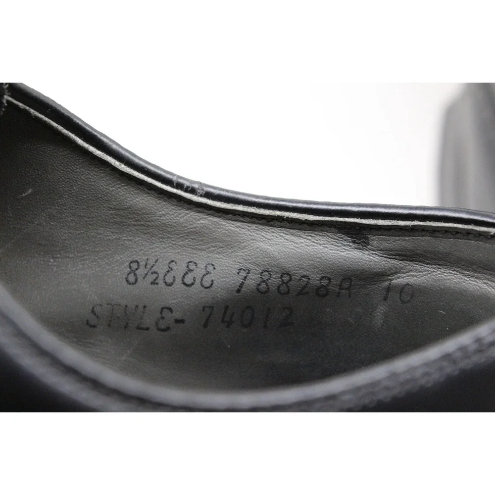 Vintage FOOTJOY Classics‎ Wingtip Black Oxford Shoes Sz 8.5EEE USA Made
